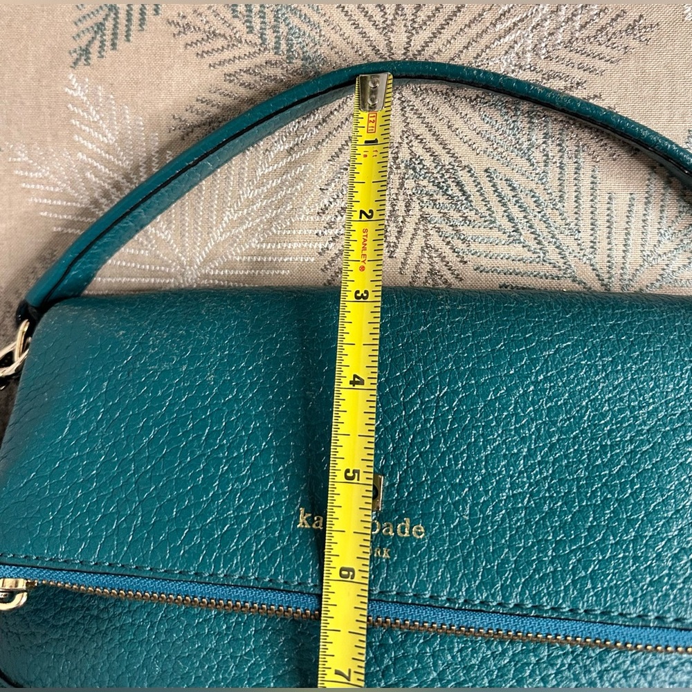 KATE SPADE NEW YORK SOUTHPORT AVE  CARMEN GREEN HAND BAG CROSSBODY - Picture 13 of 15